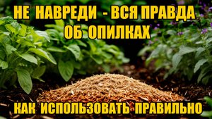ВСЯ ПРАВДА ПРО ОПИЛКИ - ЭТО ДОЛЖЕН ЗНАТЬ КАЖДЫЙ ДАЧНИК!