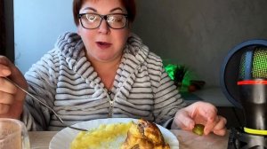 УХ,ЦЕЛОЕ ПЛЕЧО ИНДЕЙКИ,как НАСЫЧУСЬ/НЕБОЛЬШОЙ ПЕРЕКУС 😉МНЯМ,МНЯМ/Мукбанг