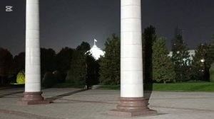 Вечерний Ташкент.Поездка на 37 автобусе в центр.Площадь Независимости.Цум, Голубые купола.Бродвей.Вл