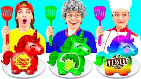 Кулинарный Челлендж | Я против Бабушки | Потрясающие Кухонные Лайфхаки от TeamTeen Challenge смотреть онлайн