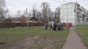 На улице Промышленной в Ярославле снесли единственную на всю округу детскую площадку