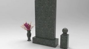 Памятники из Междуреченского гранита   из гранита Грин Гэлакси    и Памятник на могилу и