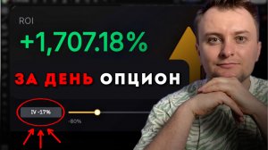 Опционы. Секреты IV на примерах. +1700 % за СУТКИ
