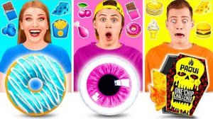 24 Часа Едим Еду Одного Цвета Челлендж | Смешные Моменты от TeamTeen Challenge