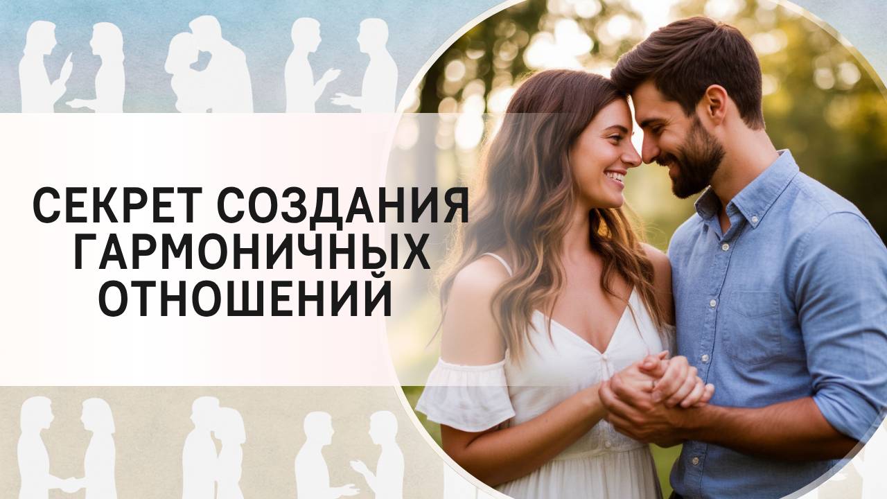 Секрет создания гармоничных отношений!