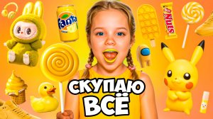 СКУПАЮ ВСЕ ЖЕЛТОГО ЦВЕТА ЧЕЛЕНДЖ! МОЙ бюджет не ограничен! 24 часа одного цвета / Adriana Play