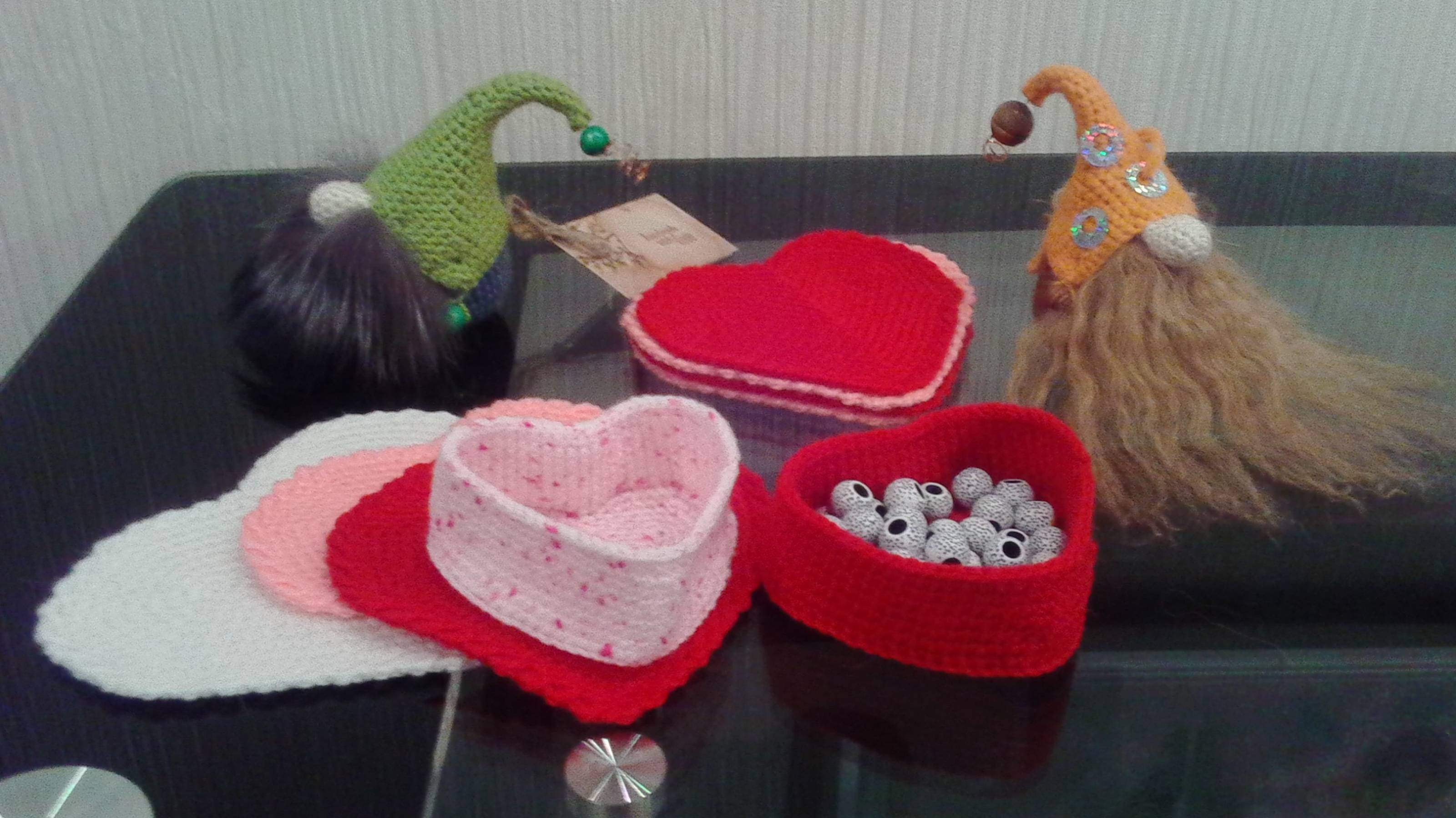 Шкатулка. Валентинка.  Casket Valentine card. Amigurumi. Crochet.  Вязаные игрушки. Вяжем вместе.