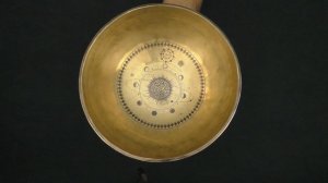 Поющая чаша Планетарная Gold 23,5 см Ми 161, Си 481