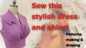 Моделирование лифа с V-образным вырезом горловины