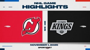 02.11.2025 | ОБЗОР МАТЧА | Лос-Анджелес Кингз - Нью-Джерси Дэвилз | Highlights