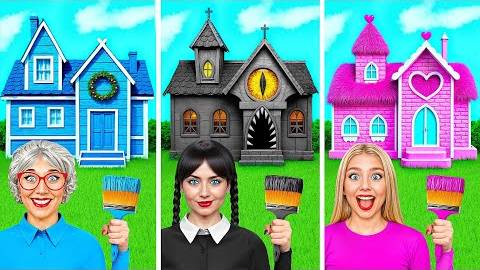 Домики Одного Цвета Челлендж | Сумасшедший Челлендж от Candy DO смотреть онлайн