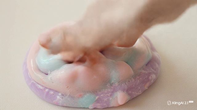 Радужный СЛАЙМ с приятным звуком