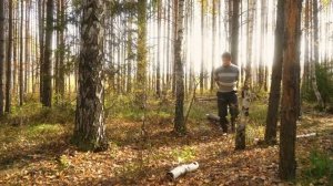 Ватоша строю лачугу из валежника часть 1