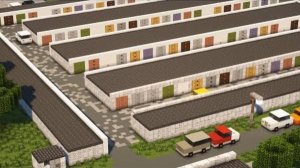 Гаражи в майнкрафте.