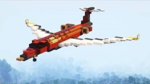 Частный самолет в майнкрафте.