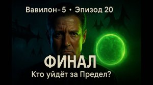 Вавилон 5: Кто уйдет за предел? Финальный 20 Эпизод.  Космическая научная фантастика