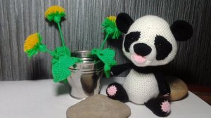 Панда, ч.1.  Panda,  р.1.     Amigurumi. Crochet.