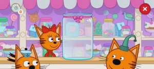 Три Кота Мультфильм Игра в карамель..