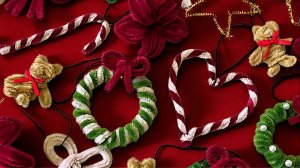 НОВОГОДНИЕ УКРАШЕНИЯ НА ЁЛКУ ИЗ СИНЕЛЬНОЙ ПРОВОЛОКИ