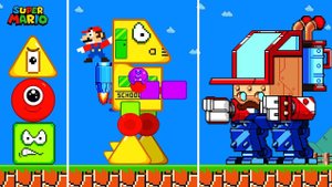 🔶🟩🔴Фигурки спешат на помощь! Трансформация в шагающего робота!