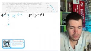 На рисунке представлен график зависимости высоты H, на которой находится свободно падающее - №20601