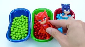 Смешивание цветов радуги Смешивание конфет с вырезанием пижамных масок ASMR