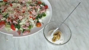 ДЛЯ ЛЮБИТЕЛЕЙ ЛЁГКИХ САЛАТОВ. #салат #рецептысалатов