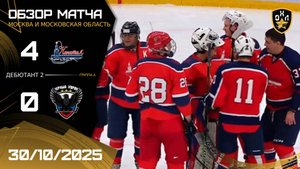 ОБЗОР / КАПИТАЛ - ЧЁРНЫЙ VОРОН / 30.10.25 / ОХЛ МОСКВА / ДИВИЗИОН ДЕБЮТАНТ 2