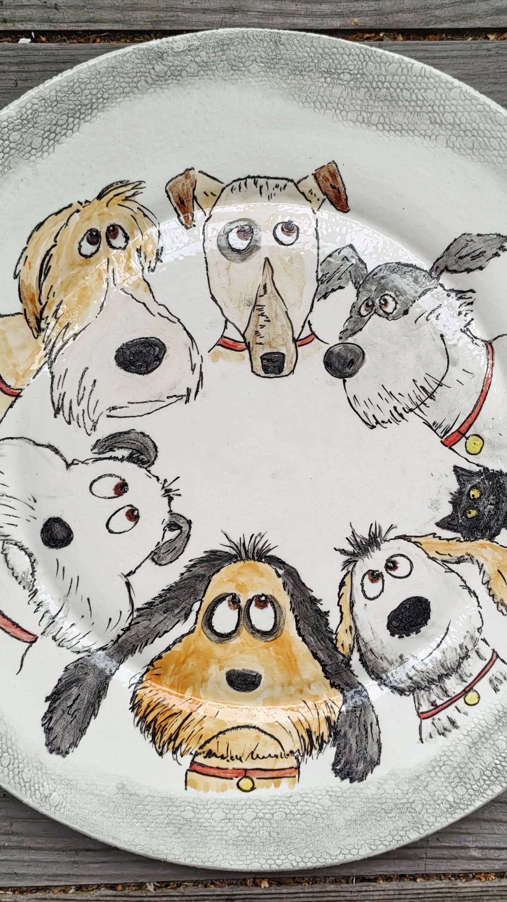 Тарелочка "Чужой среди своих"