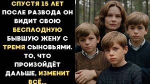 БЕСПЛОДНАЯ! 🤯 15 лет спустя он увидел её с ТРЕМЯ СЫНОВЬЯМИ. (ШОК ПОСЛЕ ЭТОГО!)