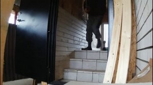 Зашиваю крыльцо из нутри вагонкой