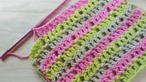 Вы не поверите, как легко связать простой узор крючком! Мастер-класс для начинающих
