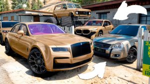 Угнал кучу золотых чит тачек и огромный монстр трак у мажора за 180 сек! Битва воров в ГТА 5 Онлайн