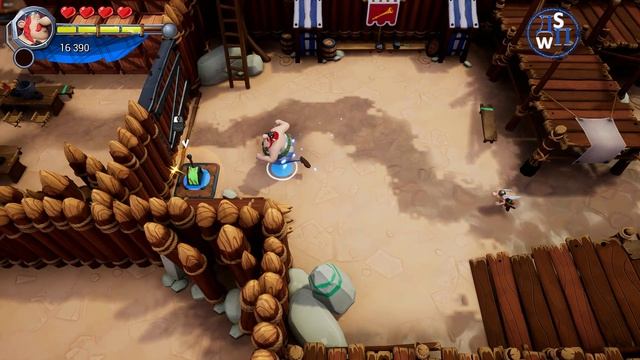 Asterix & Obelix XXXL - The Ram From Hibernia: Лагерь Аквариум!