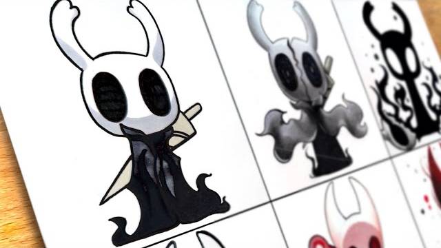 ХОЛЛОУ НАЙТ! РИСУЕМ ИГРУ ПО ЖУКАМ! HOLLOW KNIGHT SILK РЕАКЦИЯ НА РИСУНКИ КАПЕЦ
