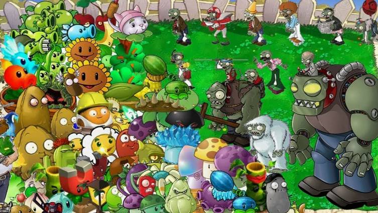 УЧИМСЯ играть в "ЗОМБИ против РАСТЕНИЙ" смотреть онлайн