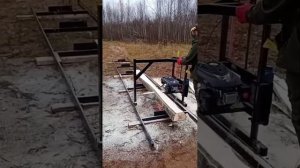 Пилорама шинная бензиновая 8л.с (250 см³)