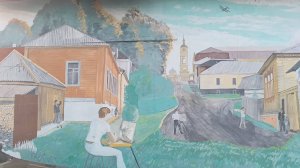 Моя поездка в Боровск. Часть 3. Росписи на домах Боровска. Памятник Циолковскому. Боярыня Морозова