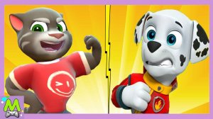 Щенячий Патруль против Говорящего Тома.Щенки Спасатели против Чудо Котика.Кто Круче