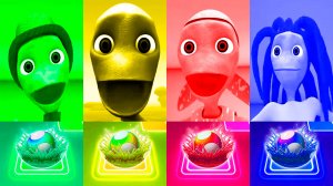 Зелёный Человек Танцует Битва Дама ту косита Alien battle #21 в Tiles Hop - NoV | Dame Tu Cosita