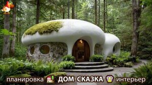 Сказочный дом мечты – 3D идея для вдохновения с планировкой и интерьером 🏡🏚️🏠 вариант (440)