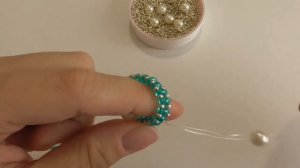 🌿 Как сделать браслет из бисера и бусин своими руками 🙌