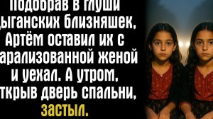 Подобрав в глуши цыганских близняшек, Артём оставил их с парализованной женой и уехал. А утром...