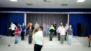 Репетиция финальной песни