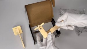 Ручка на раздельном тонком основании VETTORE R21.116 SSG (сатинированное золото)