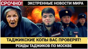 Народ в ШОКЕ! Таджикские Копы начнут Патрулировать Москву и РФ! Стоять Лежать Бояться!