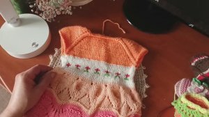 Готовая,работа .Мои недовязы .Очередные следочки !