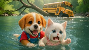 Мультики для детей, собачка спасатель, собачка помогает друзьям, мультфильм детям