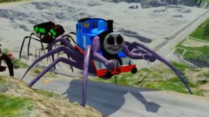 ВСЕ МОНСТРЫ, Большие машины, против сумасшедшего скоростного спуска с МОНСТРАМИ BeamNG.Drive