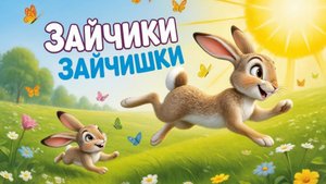 Мультфильм для детей. Зайчики зайчишки